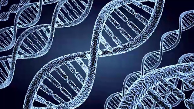 背景,DNA。无缝循环。