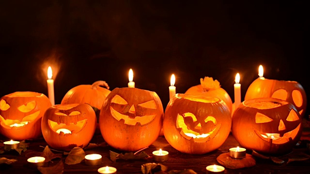 詳情圖-萬圣節(jié)南瓜特寫鏡頭