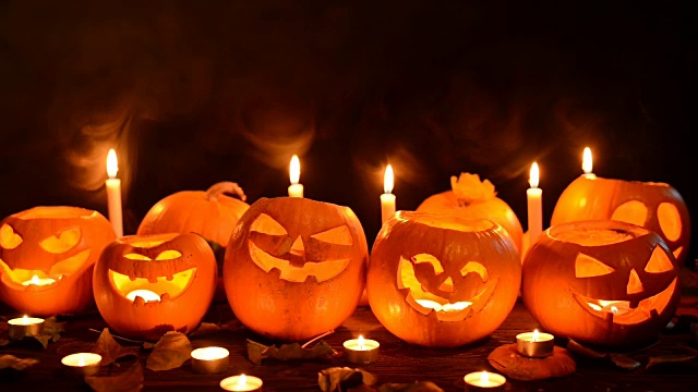 詳情圖-萬圣節(jié)南瓜特寫鏡頭