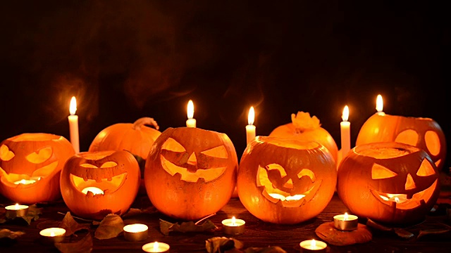 詳情圖-萬圣節(jié)南瓜特寫鏡頭