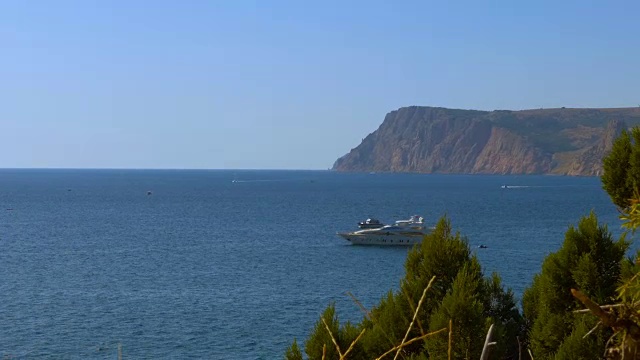 夏天的海边风景