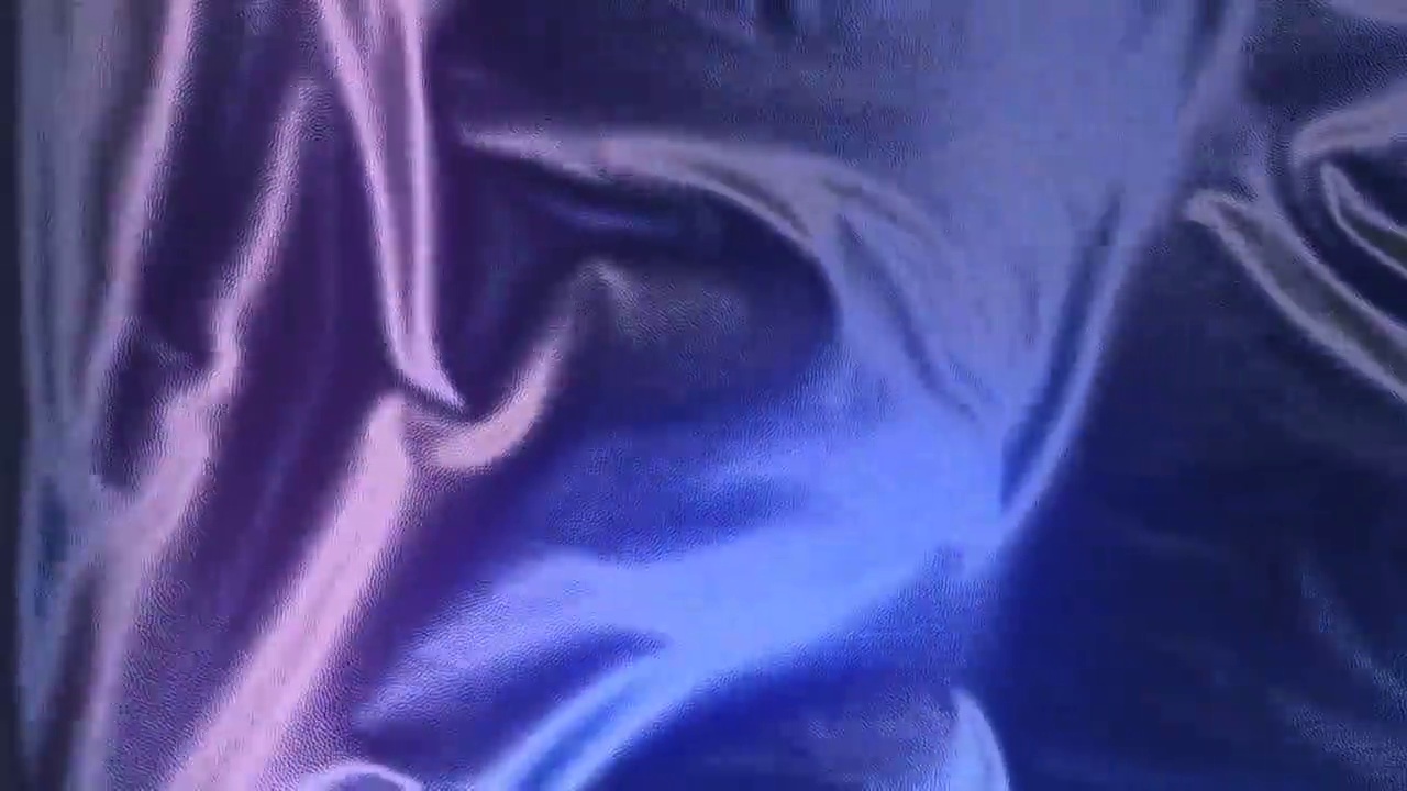 詳情圖-抽象三維渲染藍色金屬布動畫背景