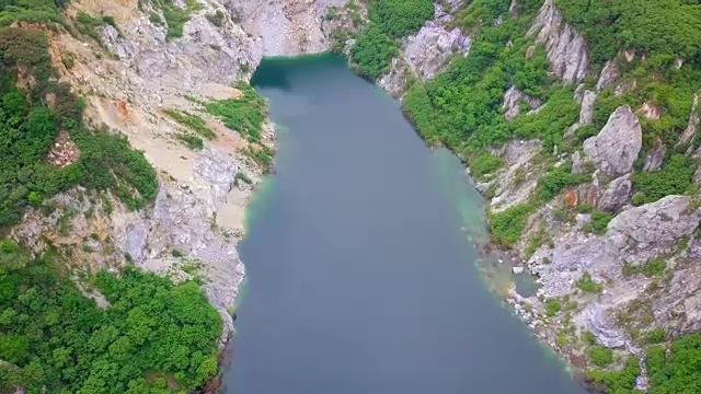 鸟瞰泰国春武里大峡谷