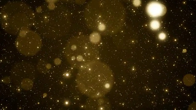 颗粒金闪光散焦奖尘埃抽象背景环