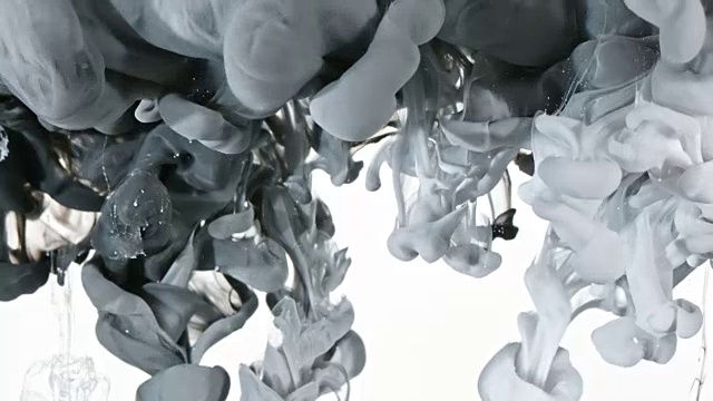 水里的黑白墨
