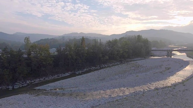 排水河鸟瞰图