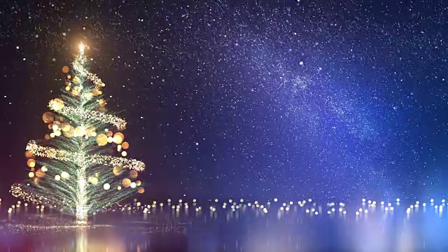 詳情圖-4k圣誕樹和銀河-環(huán)