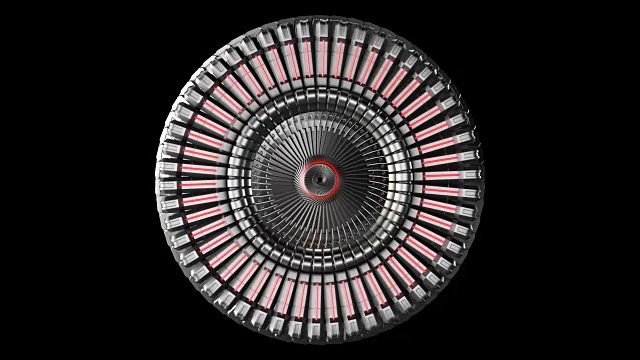 詳情圖-3D插畫未來技術(shù)，安全概念背景。
