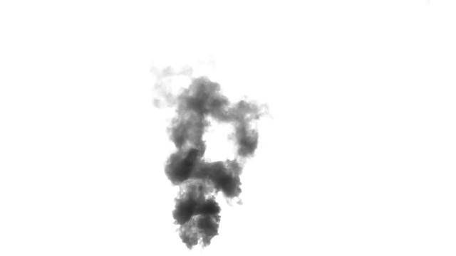 黑烟滚滚