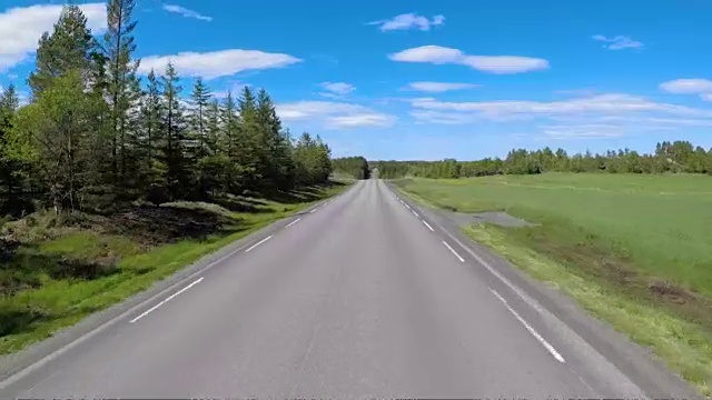 詳情圖-在挪威的路上駕駛汽車