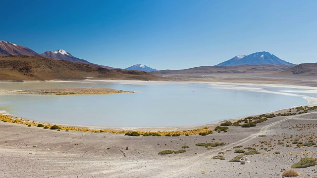 详情图-拉古纳卡纳帕全景，位于玻利维亚和智利之间的安第斯山脉