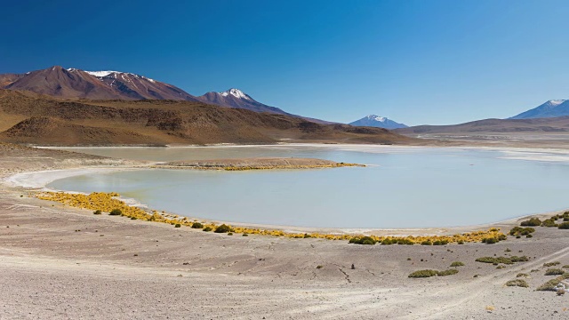 详情图-拉古纳卡纳帕全景，位于玻利维亚和智利之间的安第斯山脉