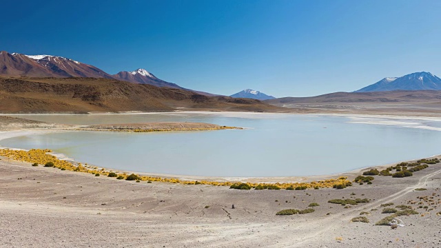 详情图-拉古纳卡纳帕全景，位于玻利维亚和智利之间的安第斯山脉
