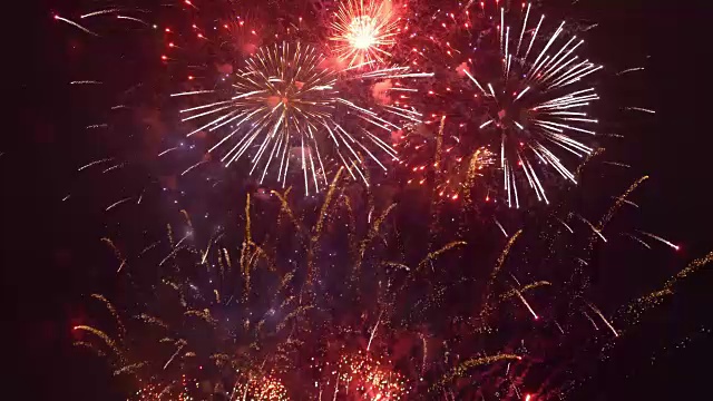 詳情圖-4K慢鏡頭煙花表演