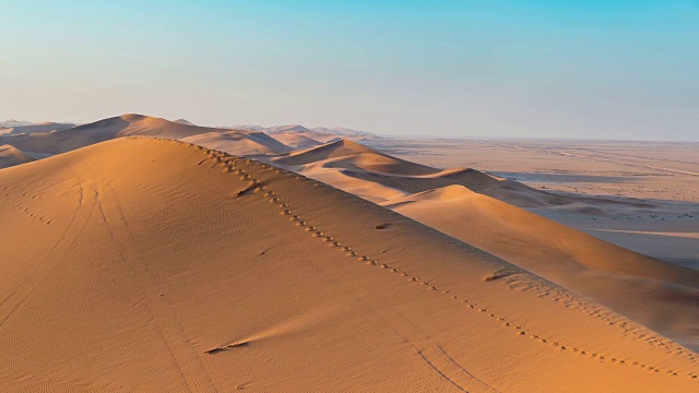 详情图-纳米比亚的彩色沙丘和风景优美的沙漠全景