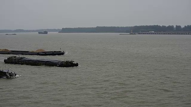 中国长江的河流运输