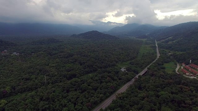 巴西热带雨林鸟瞰图
