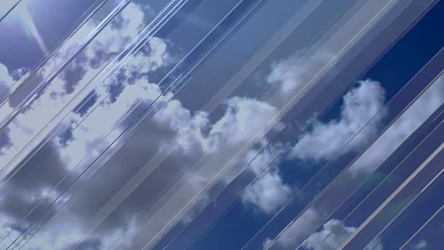 背景镜头蓝色云彩和玻璃线