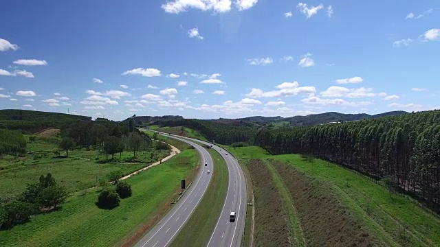 巴西圣保罗高速公路顶视图