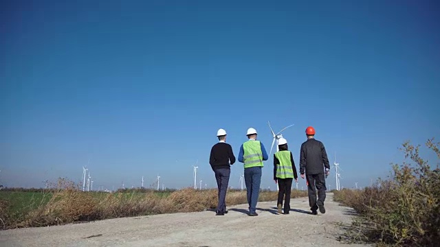 一群工程师反对风力发电厂