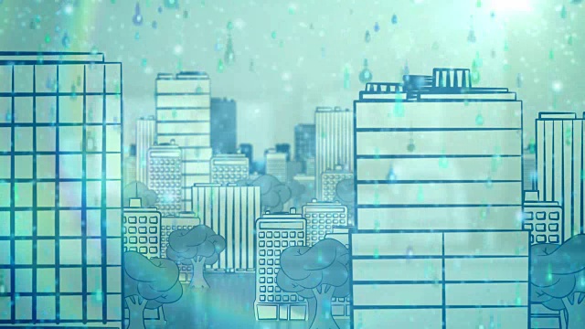 詳情圖-下雨時(shí)玻璃上的生長圖。