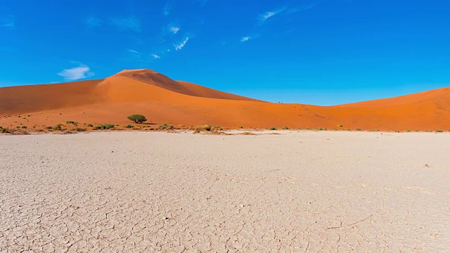 索蘇斯瓦萊的全景，納米比亞風景優美的沙漠