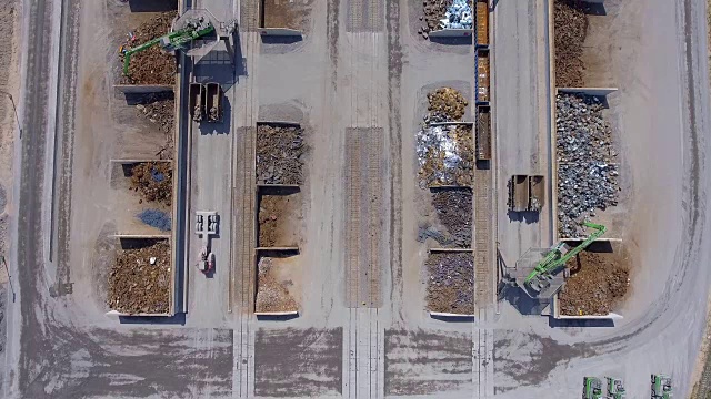 工业场所鸟瞰图。