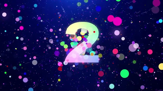 詳情圖-2018年新年倒計時粒子