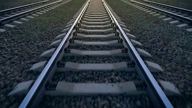 详情图-铁路，向前循环，3D动画