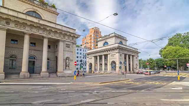 详情图-美丽的历史地标——威尼斯门的街景