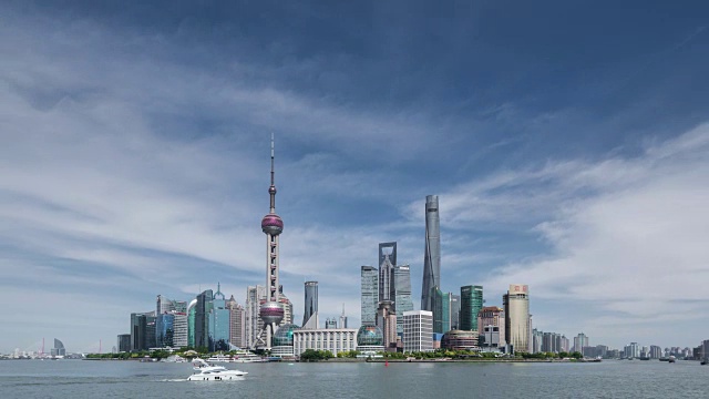 时光流逝——上海天际线