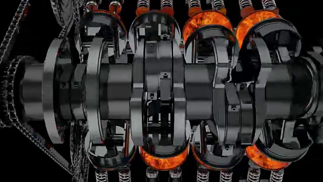 V8引擎动画-不同的摄像机角度