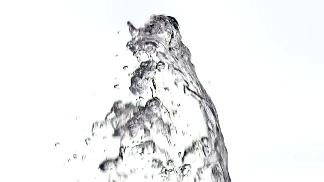 喷泉的水溅