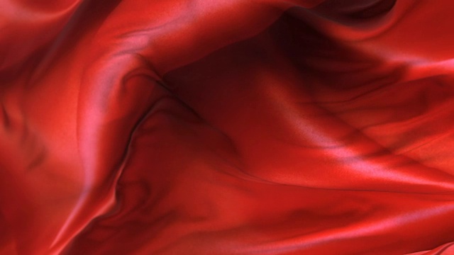 詳情圖-紅布或絲質(zhì)旗幟迎風(fēng)飄揚(yáng)，呈緩慢的環(huán)狀