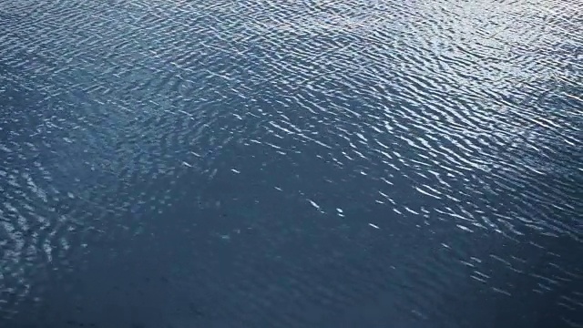 风吹过水面的波浪会让人感到放松和运动