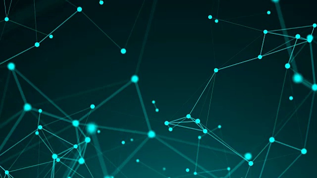 详情图-抽象背景，几何表面，线，数字和点。摘要网格