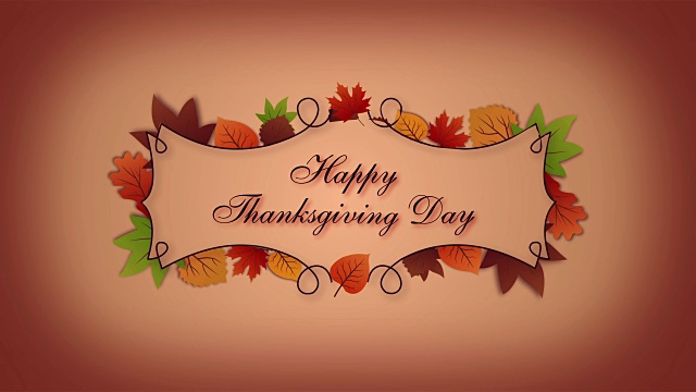 詳情圖-帶著秋葉的感恩節(jié)賀卡