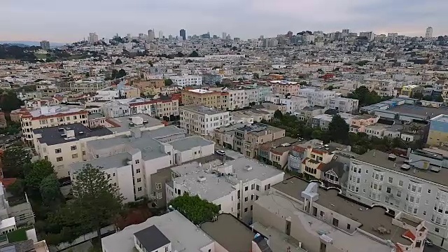 旧金山滨海住宅公寓城市天际线城市蔓延