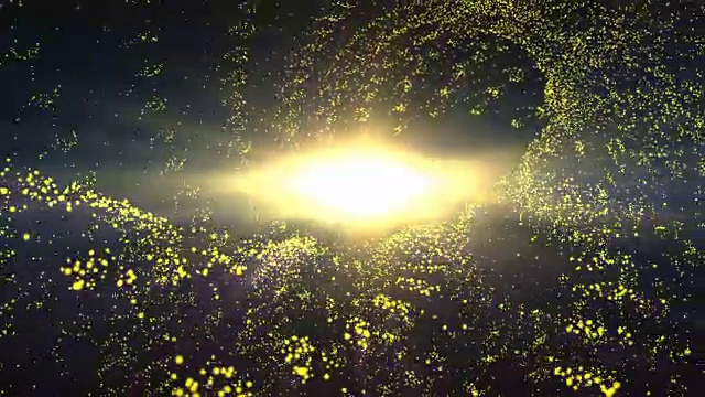 粒子能够循环发光，恒星，能量波