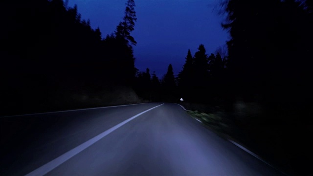 夜山路- 4K分辨率