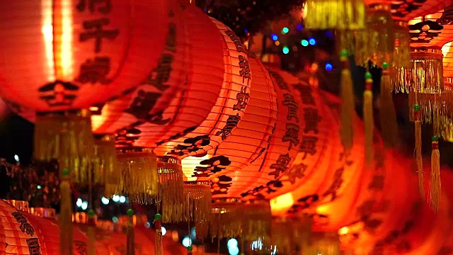 詳情圖-中國燈籠，慶祝中國新年，中國紅燈籠，慶祝春節(jié)