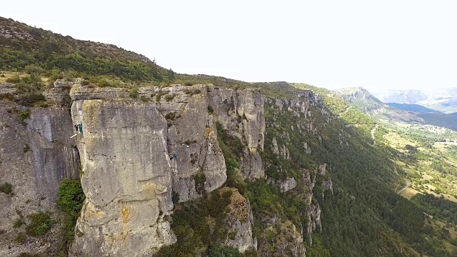 峡谷杜塔恩和景观航拍