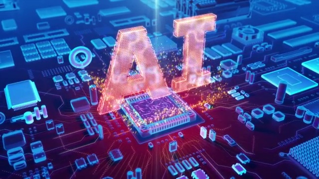 詳情圖-“AI”文本的抽象動畫來自CPU