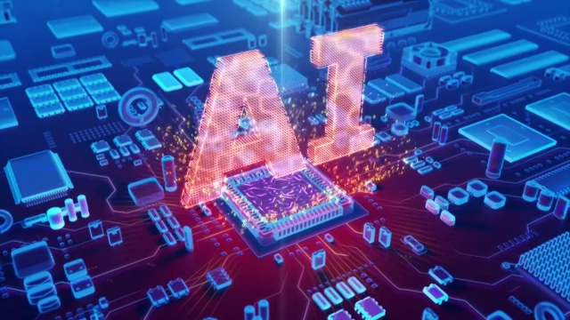 詳情圖-“AI”文本的抽象動畫來自CPU