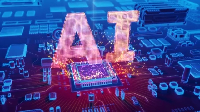 詳情圖-“AI”文本的抽象動畫來自CPU