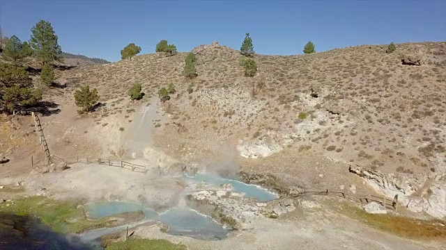 航空热溪地质地点-因约国家森林-猛犸湖，加利福尼亚