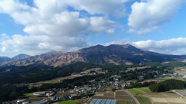 日本南阿苏地区的景观