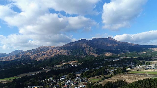 日本南阿苏地区的景观