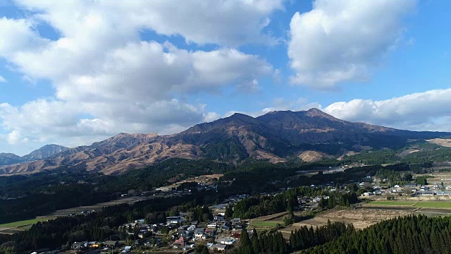 日本南阿苏地区的景观