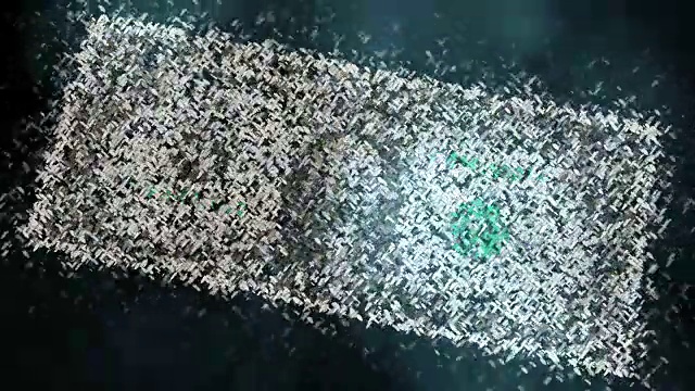一美元的数字动画